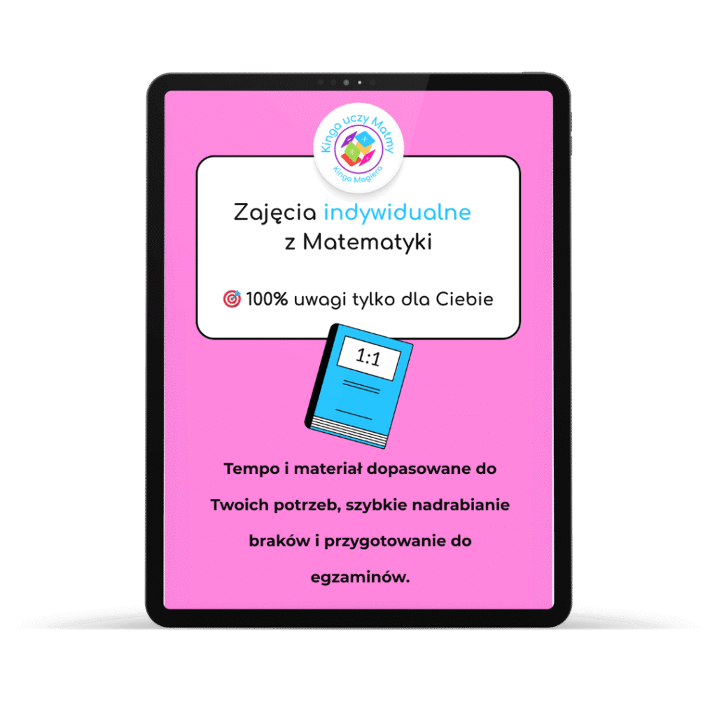 zajęcia indywidualne matematyka Proszowice – 120 zł