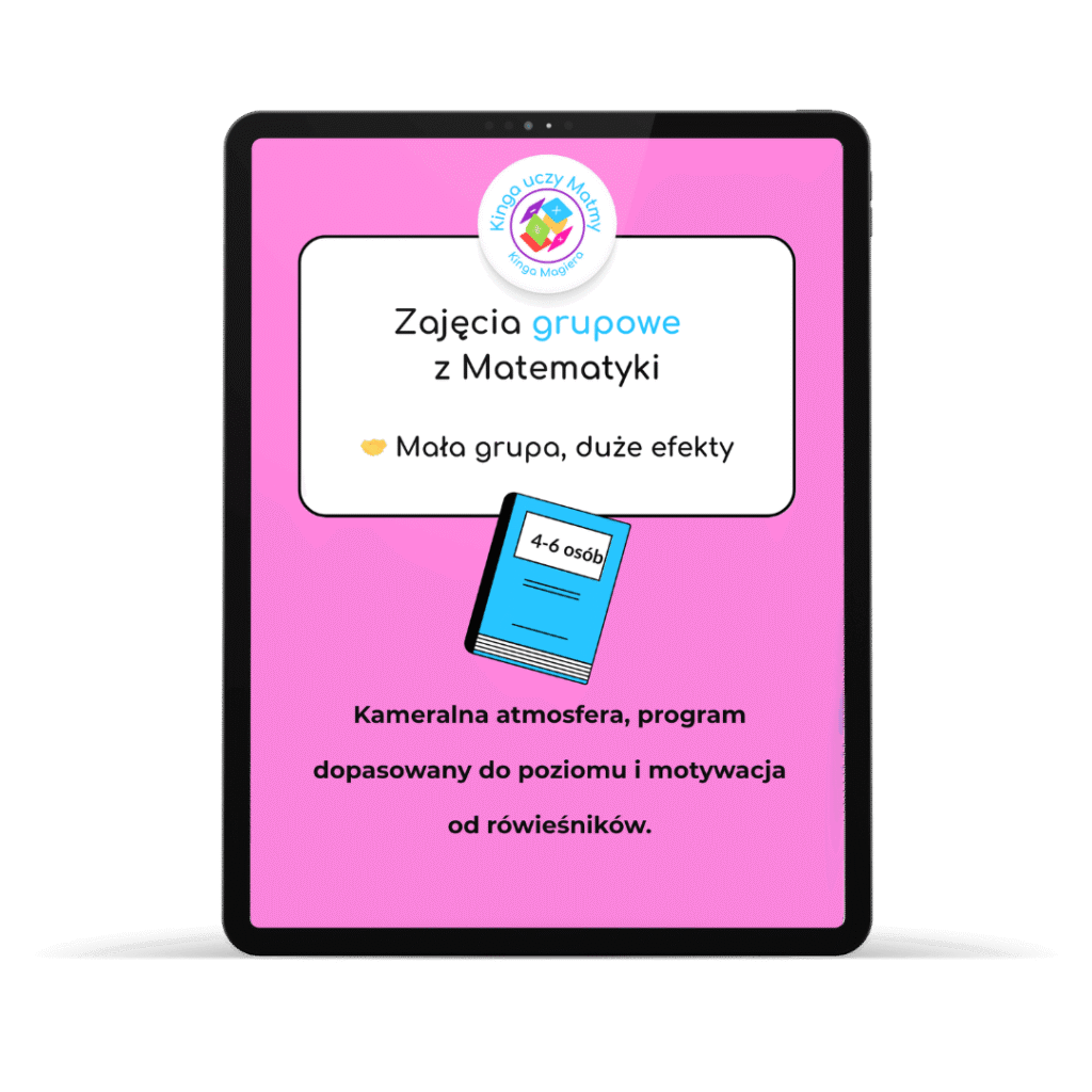 zajęcia grupowe matematyka Proszowice – 4–6 osób
